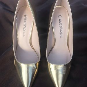 Gold heels